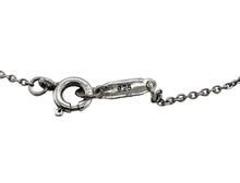 Load image into Gallery viewer, Estate Tiffany & Co. Nacklace Bow Ribbon Silver Pendant